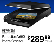 Epson Perfection V600 Photo Scanner - $289.99 - SKU 538249