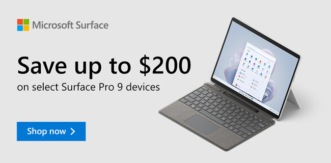 Microsoft Surface - Save up to $200 on select Surface Pro 9 devices. Shop Now
