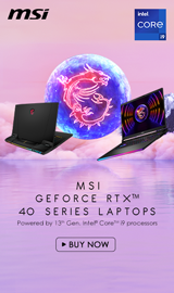 MSI Gaming Laptops featuring the NVIDIA GeForce RTX 4000 Series