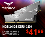 TeamGroup 16GB 2x8GB DDR4-3200 RAM - $41.99 SKU 226258, In-store only, Limit Two