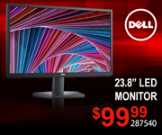 Dell 23.8 inch LED Monitor - $99.99; SKU 287540