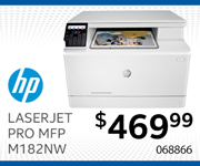 HP Color LaserJet Pro M255DW - $469.99; SKU 068833