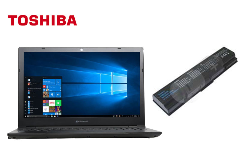 Toshiba Laptop and Battery