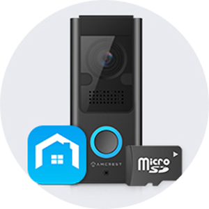 Doorbell cam with Micro SD