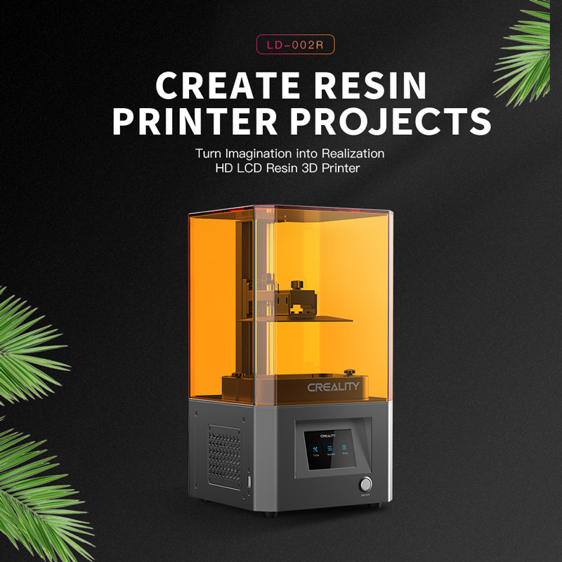 Creality LD 002R Create resin printer projects. Turn imagination into realization HD LCD Resin 3D printer