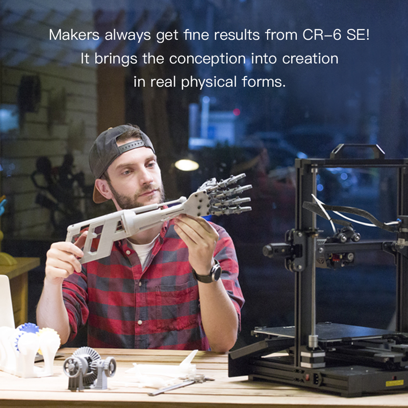 Makers always get fine results from CR6 SE! It brings the conception into creation in real physical forms.