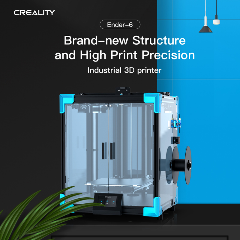 Creality Ender 6. Brand new structure and high print precision. Industrial 3D printer.