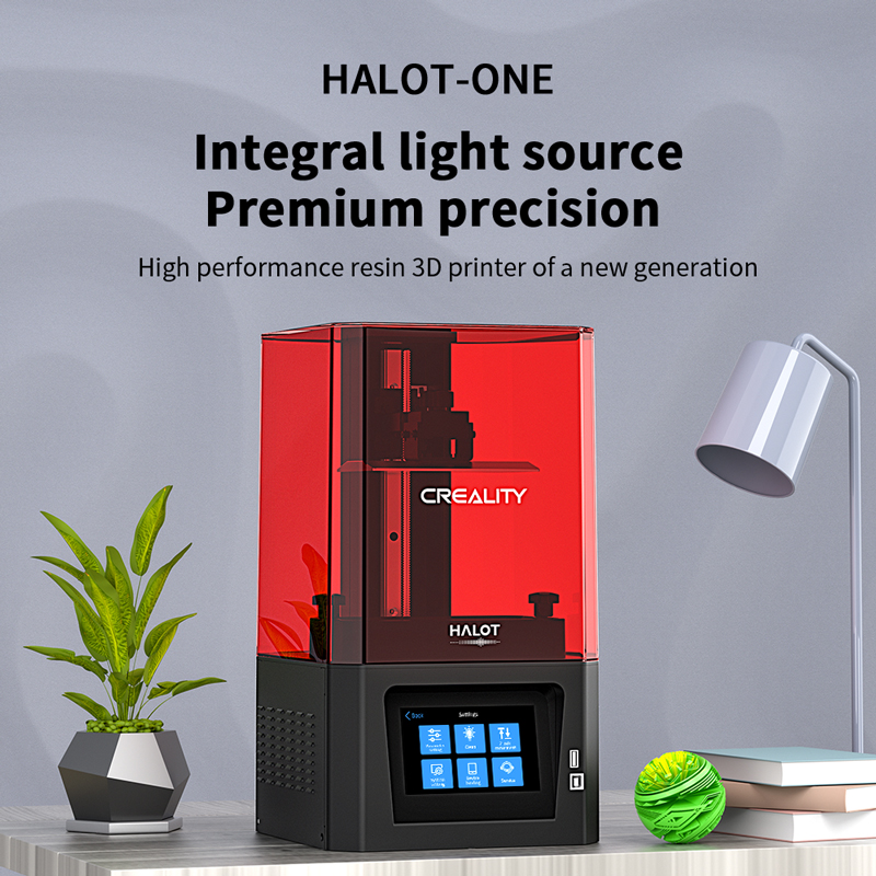 Creality Halot One Integral light source. Premium Precision. High performance resin 3D printer of a new generation