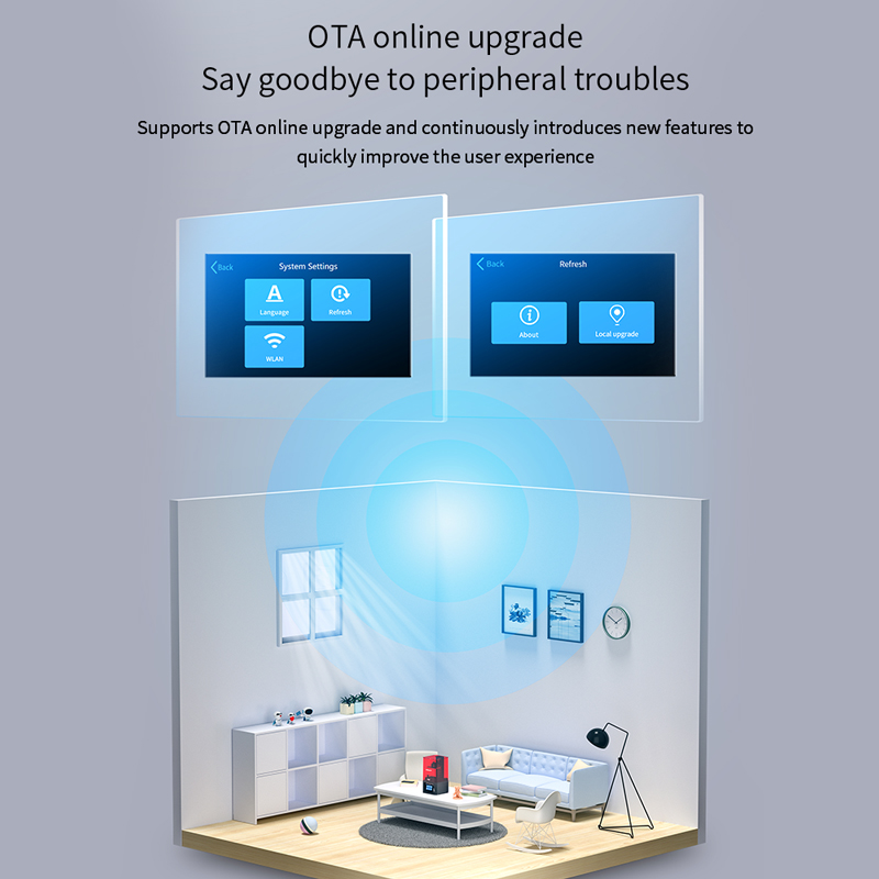 OTA online upgrade. Say goodbye to peripheral troubles.New features improve user experience.