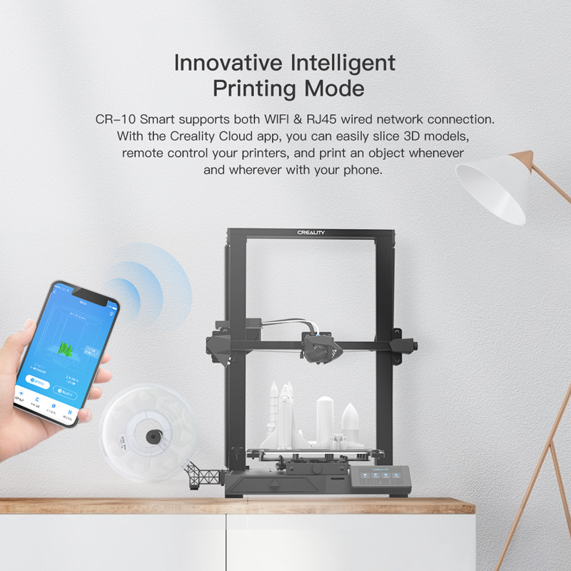 Creality CR-10 Smart 3D Printer with Intelligent Auto-Leveling and WIFI