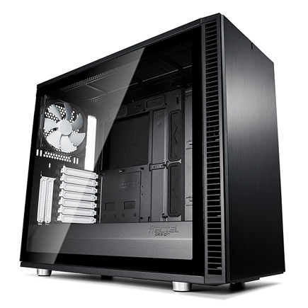 The Define S2 case with transparent side panel