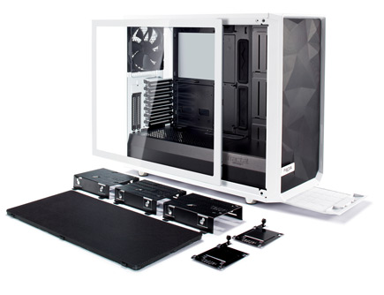 Exploded view of the Close oup of the Define S2 top ports