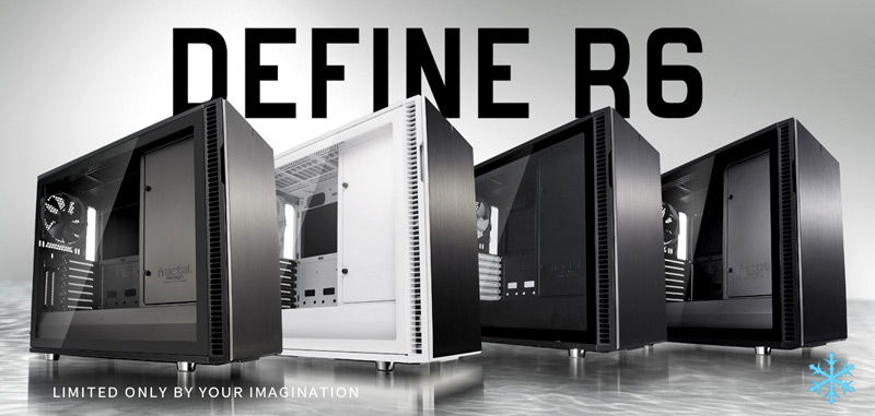4 Fractal Design Define R6 cases