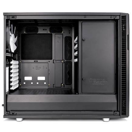 Fractal Design Define R6 Usb C Tempered Glass Eatx Mid Tower Computer Case Black Micro Center