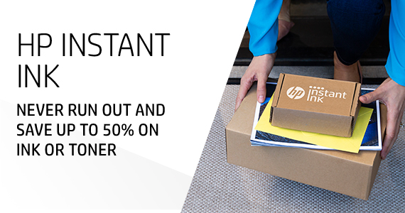 HP Instant Ink - Never run out and save up to 50% on ink or toner