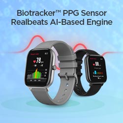 Biotracker PPG Sensor Realbeats AI-based engine