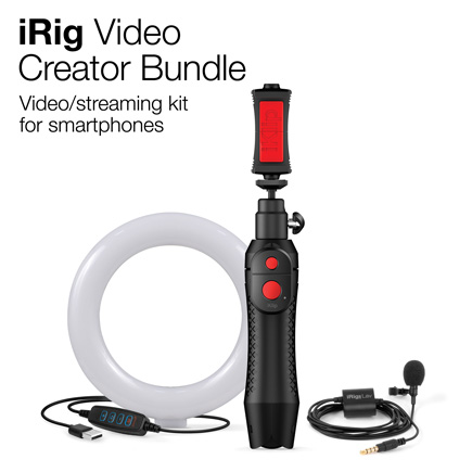 IK Multimedia iRig Video Creator Bundle. Video streaming kit for smartphones