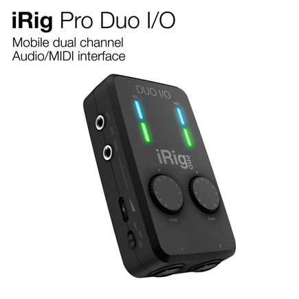 IK Multimedia iRig Pro Duo I O Mobile Dual Channel Audio MIDI  Interface