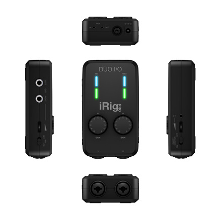 IK Multimedia iRig Pro Duo pictured on all sides