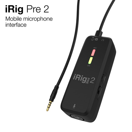 IK Multimedia iRig Pre 2 XLR Microphone Interface