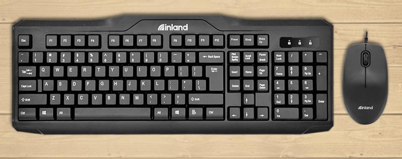 Image of Inland ic100 Keyboard and mouse