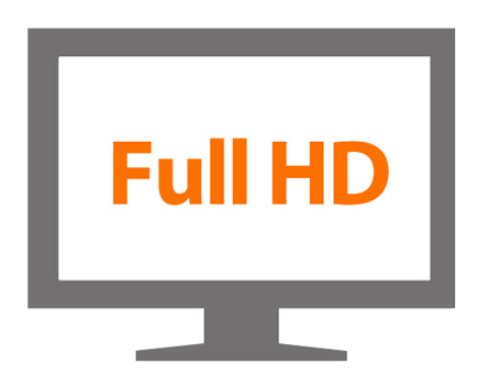 Graphic depicting full HD Video