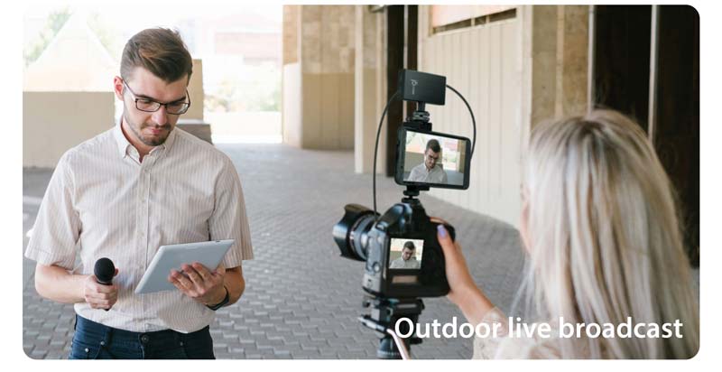 Perfect for multiple applications: Outdoor live broadcast