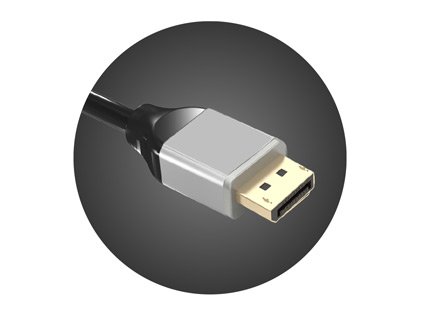 j5create DisplayPort Cable JDC43 8K cable end closeup