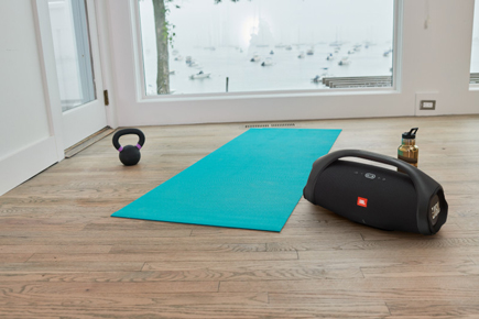 JBL Boombox 2 in your yoga space