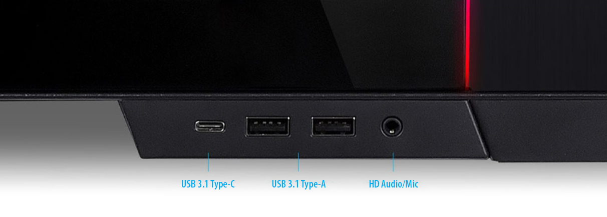 Ports - usb 3. 1 type-c; type a hd audio mic