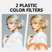 2 plastic color filters