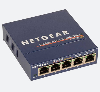 NetGear GS105 5-Port 10/100/1000 Gigabit Ethernet Switch