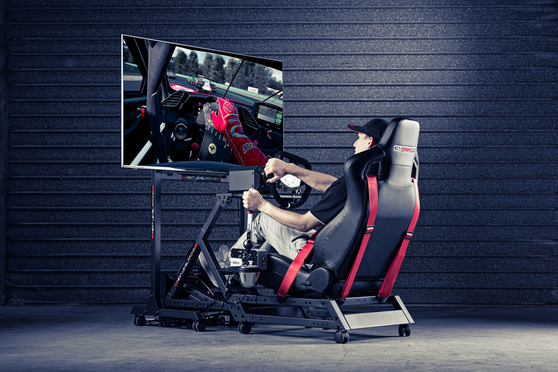 racing sim cockpit for thrustmaster