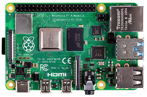 Raspberry Pi 4 board