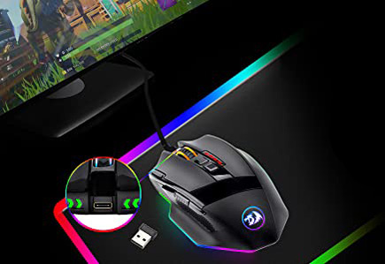 Redragon M801P Sniper Pro Gaming Mouse in gaming action