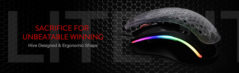 Sacrifice for unbeatable winning. Hive designed and ergonomic shape.