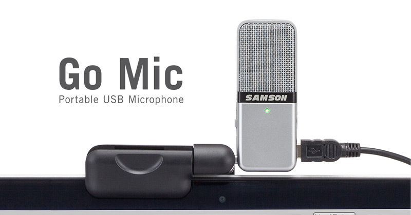 Samson Go Mic Video - Portable USB Microphone with HD Webcam