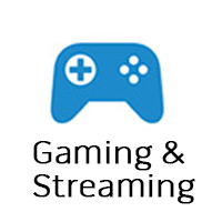 Gaming and streaming icon
