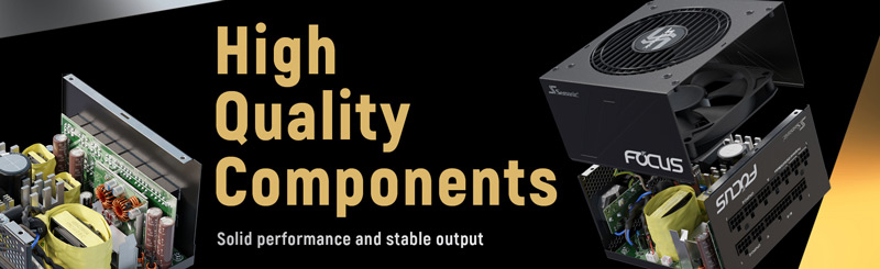High Quality Components. Solid performance and stable output.