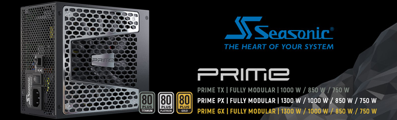 Seasonic. The heart of your system. Fully modular.