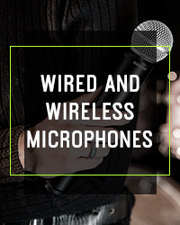 Wired and Wireless Microphones