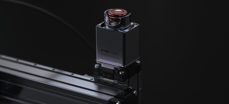 Close up of the Snapmaker 2.0 Emergency Stop Button