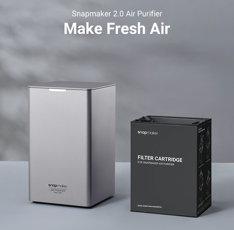 Snapmaker 2.0 Air Purifier. Make Fresh Air.