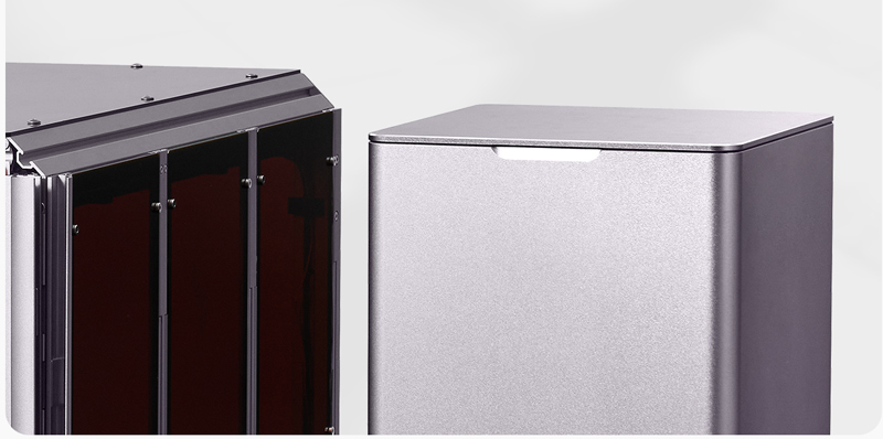 Closeup of the Snapmaker 2.0 Air Purifier and enclosure
