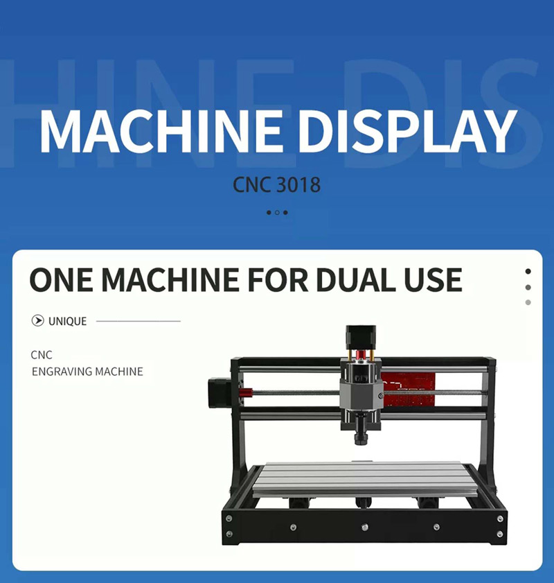 Machine Display. One Machine For Dual Use.