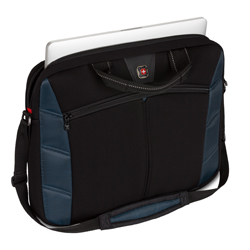 Wenger Sherpa Slim Case with laptop inserted into center pouch