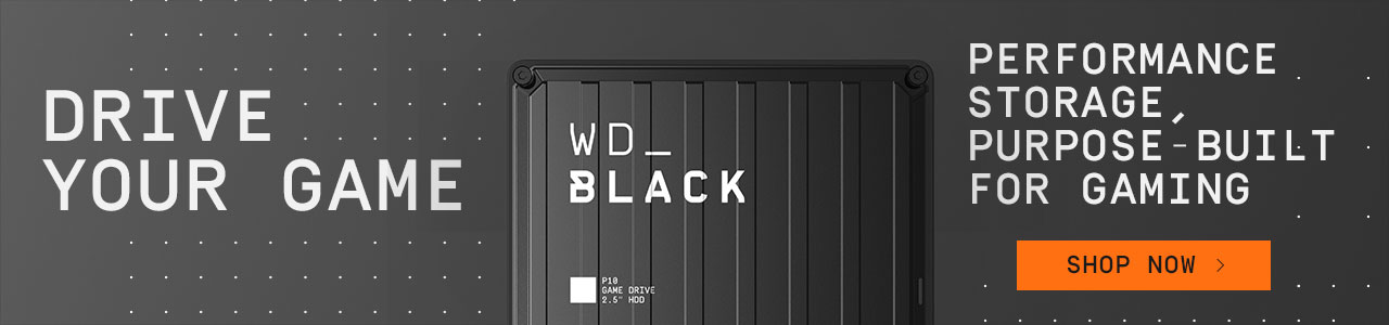 Drive Your Game with WD Black. Performance storage, purpose-built for gaming. Shop Now