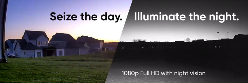 Wyze Cam Outdoor Security Camera. Seize the day. Illuminate the night. 1080p Full HD with night vision.