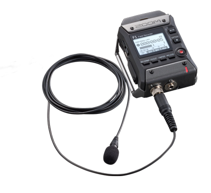 Zoom F1 Field Digital Recorder with LMF-1 Lavalier mic
