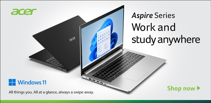Acer Aspire Series. Work and study anywhere. All things you. All at a glance, always a swipe away. Shop Now